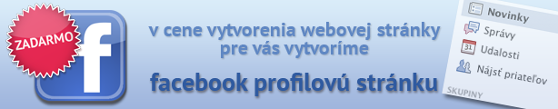 Facebook profil v cene webu