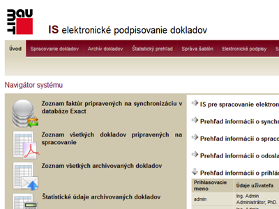 Generovanie a podpisovanie PDF dokumentov