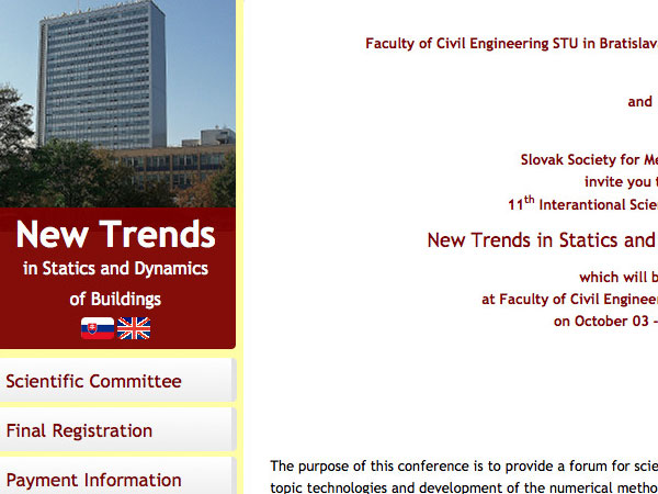 New Trends in Statics and Dynamics of Buildings