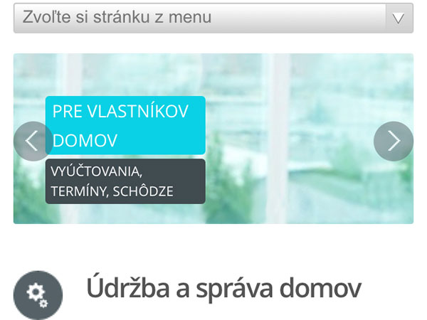 Mobilná aplikácia ÚDRŽBA DOMOV